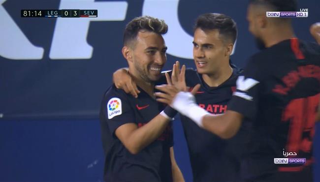 اهداف مباراة اشبيلية وليجانيس 3 0 الدوري الاسباني