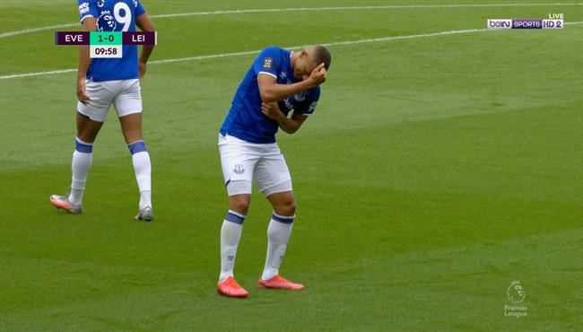 هدف ريتشارليسون في مرمي ليستر سيتي بالدوري الانجليزي