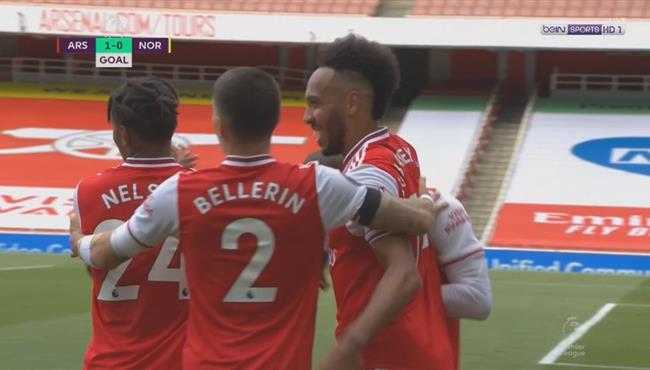 اهداف مباراة ارسنال ونوريتش سيتي 4 0 الدوري الانجليزي