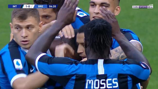 اهداف مباراة انتر ميلان وبريشيا 6 0 الدوري الايطالي