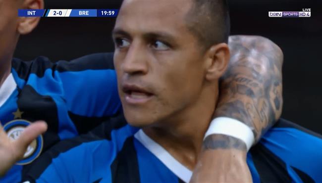 هدف اليكسس سانشيز في مرمي بريشيا بالدوري الايطالي