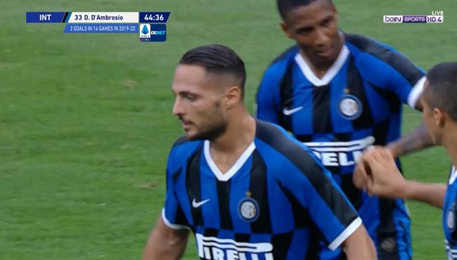 هدف انتر ميلان الثالث في مرمي بريشيا 3 0 الدوري الايطالي