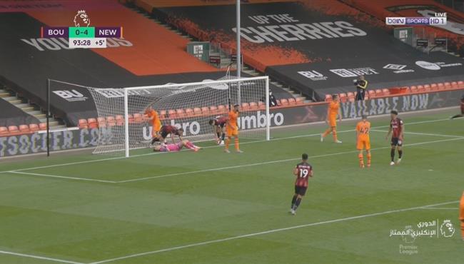 اهداف مباراة نيوكاسل وبورنموث 4 1 الدوري الانجليزي