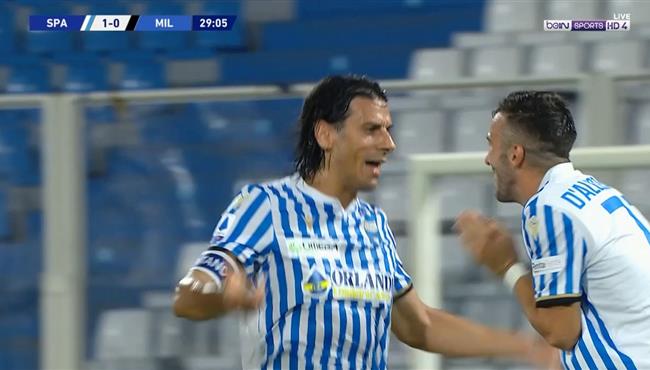 هدف سيرجيو فلوكاري العالمي في مرمي ميلان تعليق حفيظ دراجي