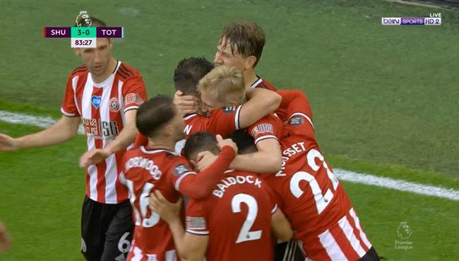 اهداف مباراة توتنهام وشيفيلد يونايتد 1 3 الدوري الانجليزي