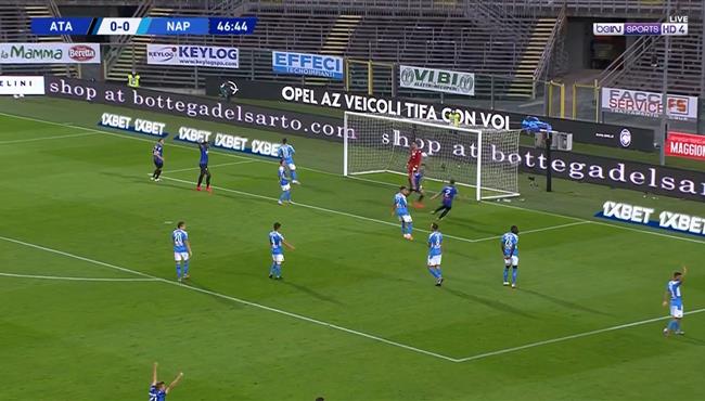 هدف اتالانتا الاول فى مرمي نابولي 1 0 الدوري الايطالي