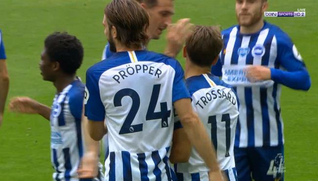 هدف فوز برايتون علي نورويتش سيتي 1 0 الدوري الانجليزي