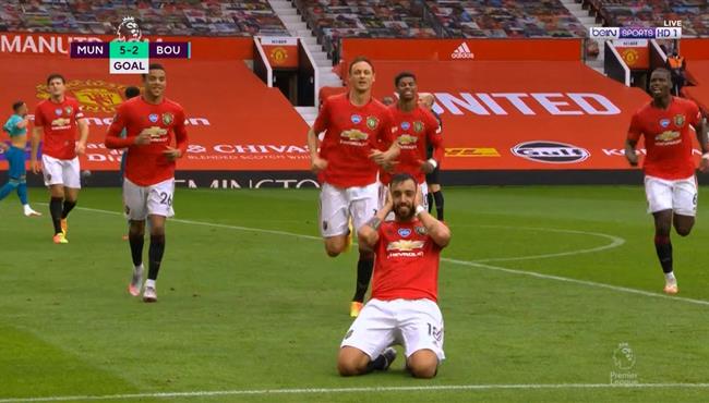 هدف برونو فيرنانديز الرائع في مرمي بورنموث