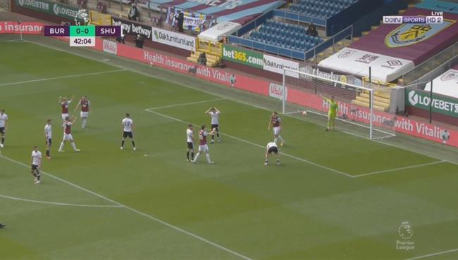 اهداف مباراة شيفيلد وبيرنلي 1 1 الدوري الانجليزي