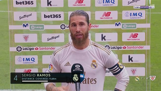 تصريحات سيرجو راموس بعد فوز ريال مدريد علي اتلتيك بلباو