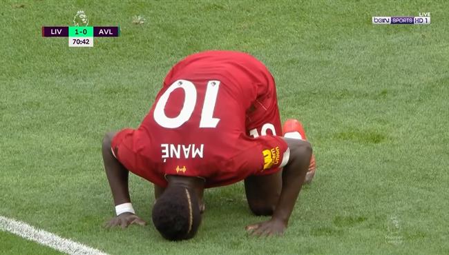 هدف ساديو ماني في مرمي استون فيلا بالدوري الانجليزي