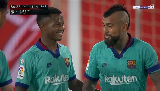 هدف انسو فاتي في مرمي فياريال بالدوري الاسباني