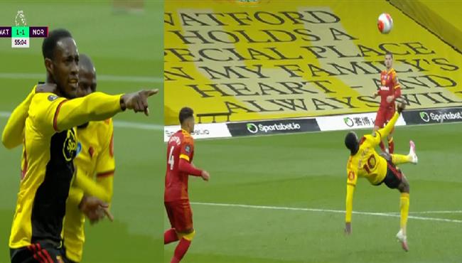 هدف داني ويلباك العالمي في مرمي نوريتش سيتي بالدوري الانجليزي