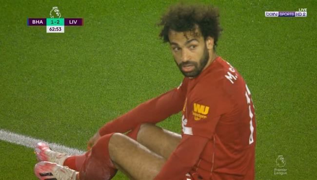 لاعب برايتون يحرم محمد صلاح من تسجيل هدف