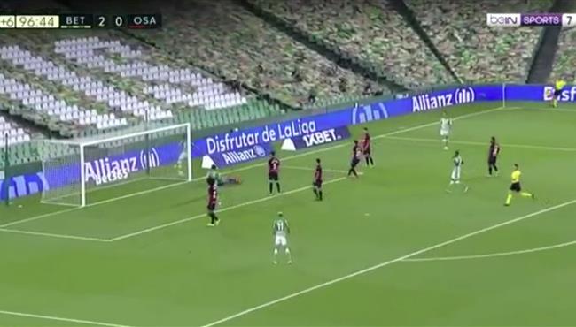 اهداف مباراة ريال بيتيس واوساسونا 3 0 الدوري الاسباني