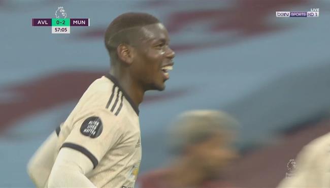 هدف بوجبا الرائع في مرمي استون فيلا بالدوري الانجليزي
