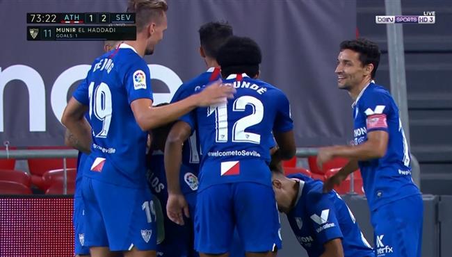 اهداف مباراة اشبيلية واتلتيك بلباو 2 1 الدوري الاسباني