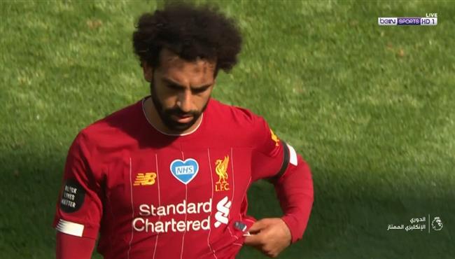 رد فعل غاضب من محمد صلاح بعد نهاية مباراة ليفربول وبيرنلي