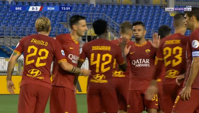 اهداف مباراة روما وبريشيا 3 0 الدوري الايطالي