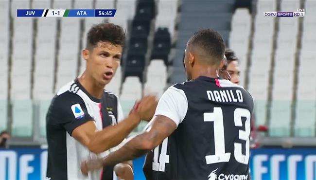 هدف رونالدو الاول في مرمي اتالانتا بالدوري الايطالي