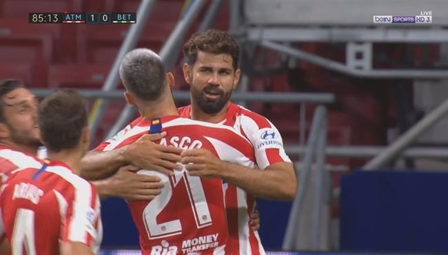 هدف فوز اتلتيكو مدريد علي ريال بيتيس 1 0 الدوري الاسباني