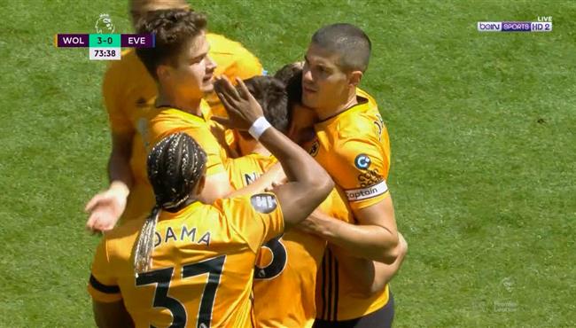 اهداف مباراة ولفرهامبتون وايفرتون 3 0 الدوري الانجليزي