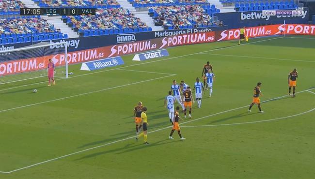 هدف فوز ليجانيس علي فالنسيا 1 0 الدوري الاسباني