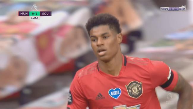 هدف راشفورد في مرمي ساوثهامبتون بالدوري الانجليزي