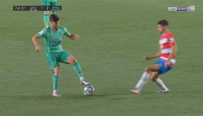 مهاراة رائعة من اسينسيو في مباراة ريال مدريد وغرناطة