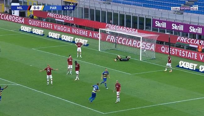 اهداف مباراة ميلان وبارما 3 1 الدوري الايطالي