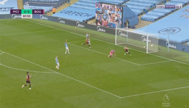 هدف بورنموث الاول في مرمي مانشستر سيتي 1 2 تعليق حفيظ دراجي