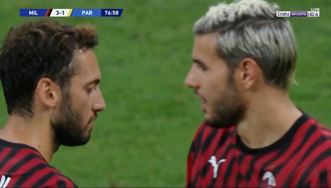 هدف هاكان كالهانوجلو الرائع في مرمي بارما بالدوري الايطالي