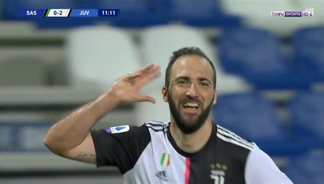 هدف جونزالو هيجواين في مرمي ساسولو بالدوري الايطالي