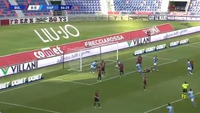 اهداف مباراة نابولي وبولونيا 1 1 الدوري الايطالي