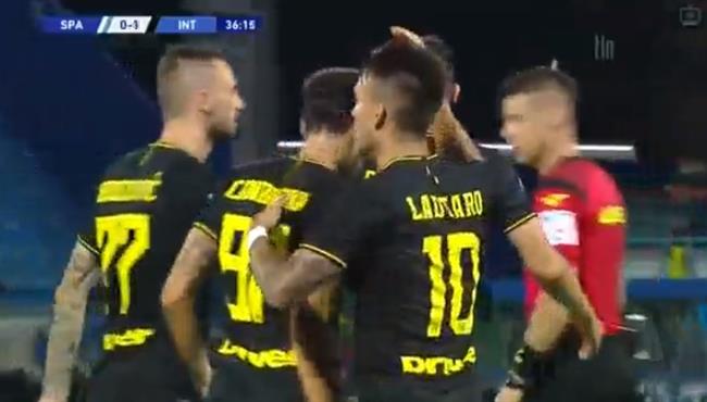 اهداف مباراة انتر ميلان وسبال 4 0 الدوري الايطالي