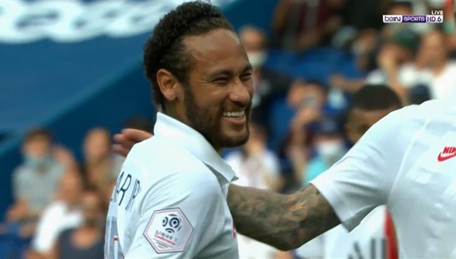 هدف نيمار في مرمي بيفيرين مباراة ودية