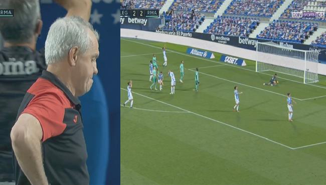 في الثواني الاخيرة اوسكار رودريجيز يهدر فرصه بقاء ليجانيس بالدوري الاسباني ورد فعل اجيري