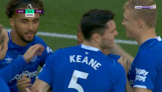 هدف فوز ايفرتون علي شيفيلد يونايتد 1 0 الدوري الانجليزي