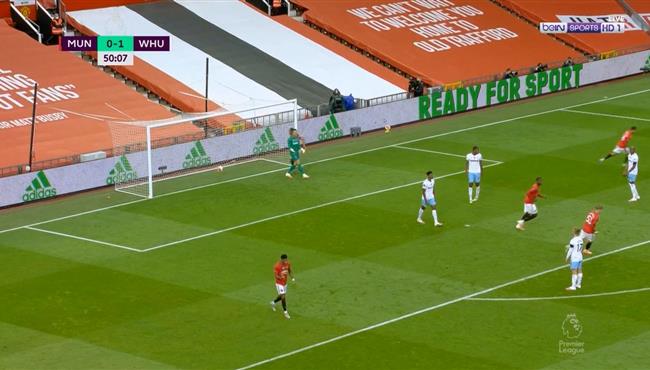 اهداف مباراة مانشستر يونايتد ووست هام (1-1) الدوري الانجليزي