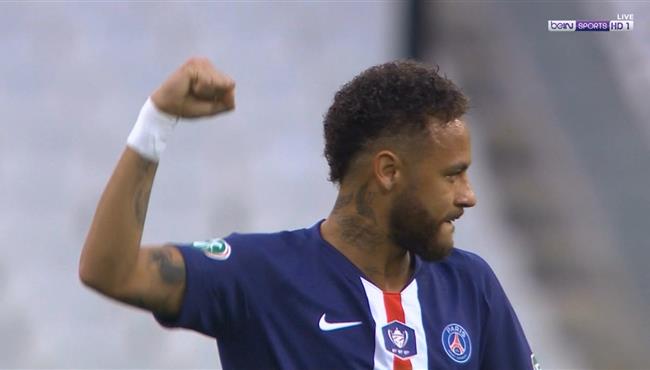 هدف نيمار فى مرمي سانت ايتيان بكاس فرنسا