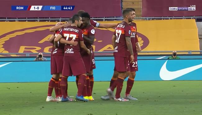 اهداف مباراة روما وفيورنتينا 2 1 الدوري الايطالي