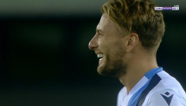 هاتريك ايموبيلي في مباراة لاتسيو وهيلاس فيرونا