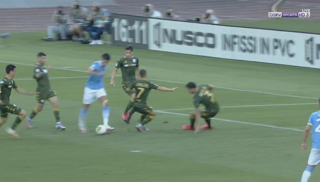 هدف لاتسيو الاول الرائع في مرمي بريشيا خواكين كوريا