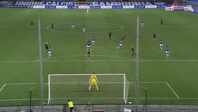 هدف سامبدوريا العالمي في مرمي ميلان بالدوري الايطالي