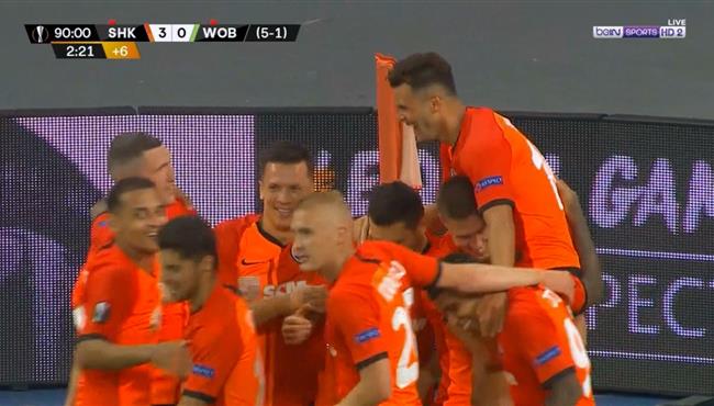 اهداف مباراة شاختار وفولفسبورج 3 0 الدوري الاوروبي