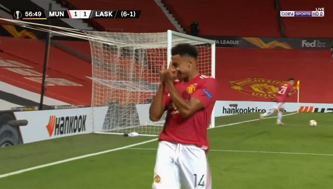 هدف جيسي لينجارد في مرمي لاسك لينز بالدوري الاوروبي