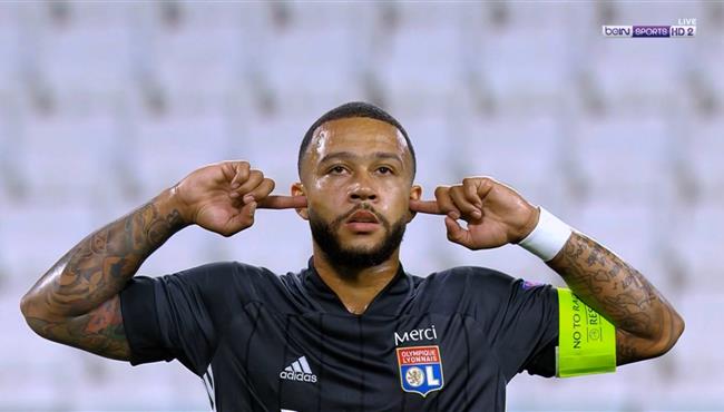 هدف ليون الاول في مرمي يوفنتوس ممفيس ديباي