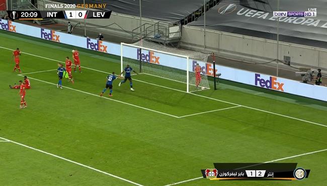 اهداف مباراة انتر ميلان وباير ليفركوزن 2 1 الدوري الاوروبي