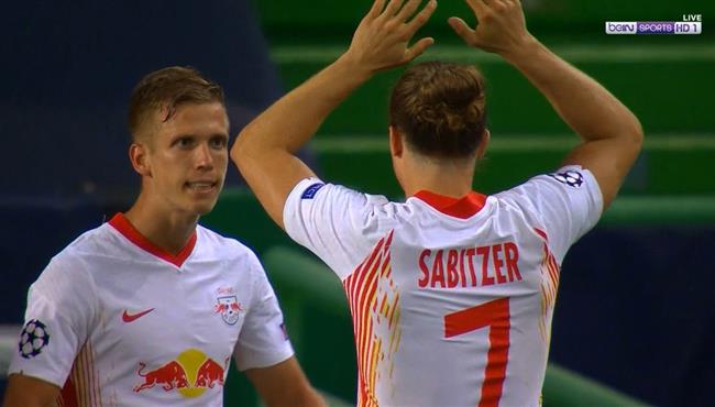 هدف لايبزيج الاول فى مرمي اتلتيكو مدريد 1 0 دوري ابطال اوروبا