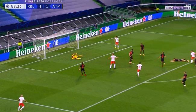 هدف لايبزيج الثاني القاتل فى مرمي اتلتيكو مدريد 2 1 دوري ابطال اوروبا